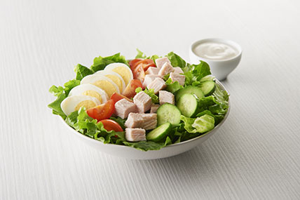 Cobb Salad with Hard Cooked Eggs