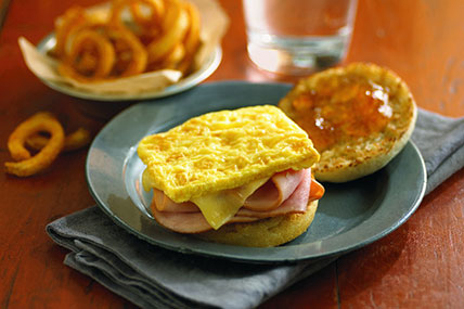English Muffin Sandwich Square Patty