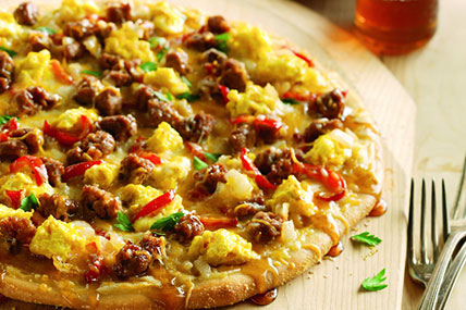 Turkey Crumble Pizza