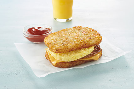 Hash Brown Egg Sandwich