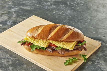 Steak and Egg Sandwich