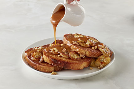 French Toast Banana Caramel Nut