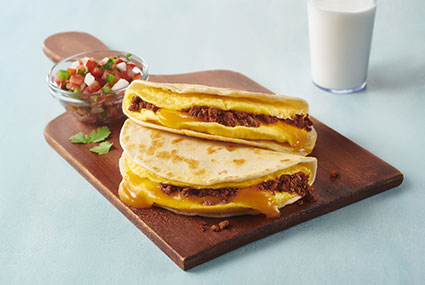 Chorizo and Cheese Omelet Wrap