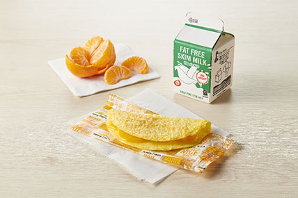 Individually Wrapped Colby Cheese Omelet