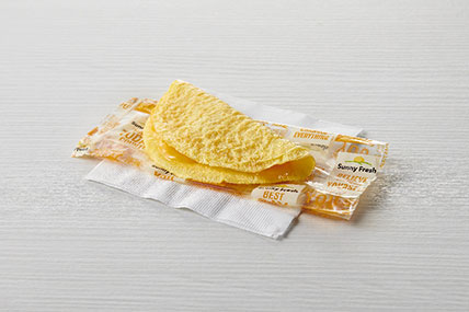 Individually Wrapped Colby Cheese Omelet