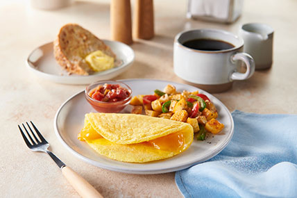 Cheddar Omelete