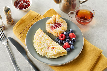 Egg White Sunrise Omelet